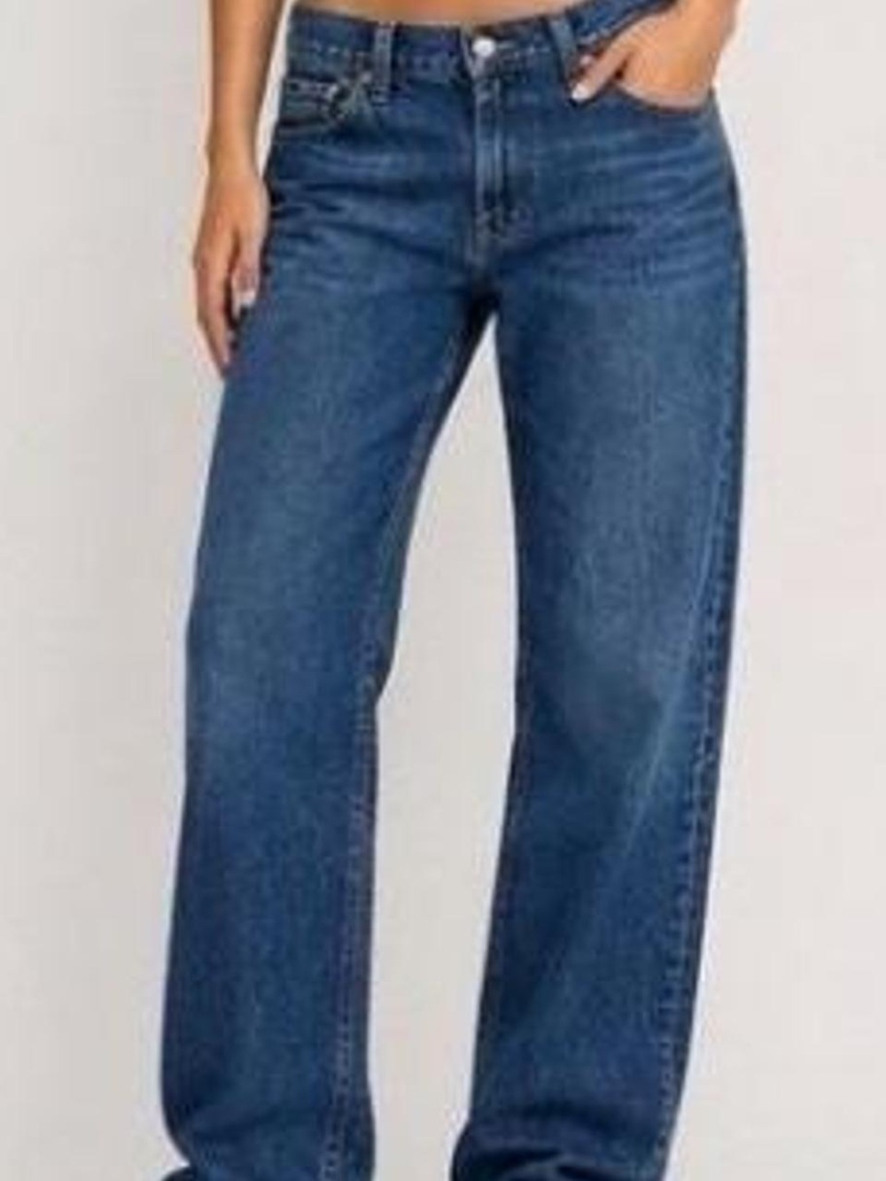 Levi's Straight-Leg Women's Jeans in Classic Blue- Low Pro Straight